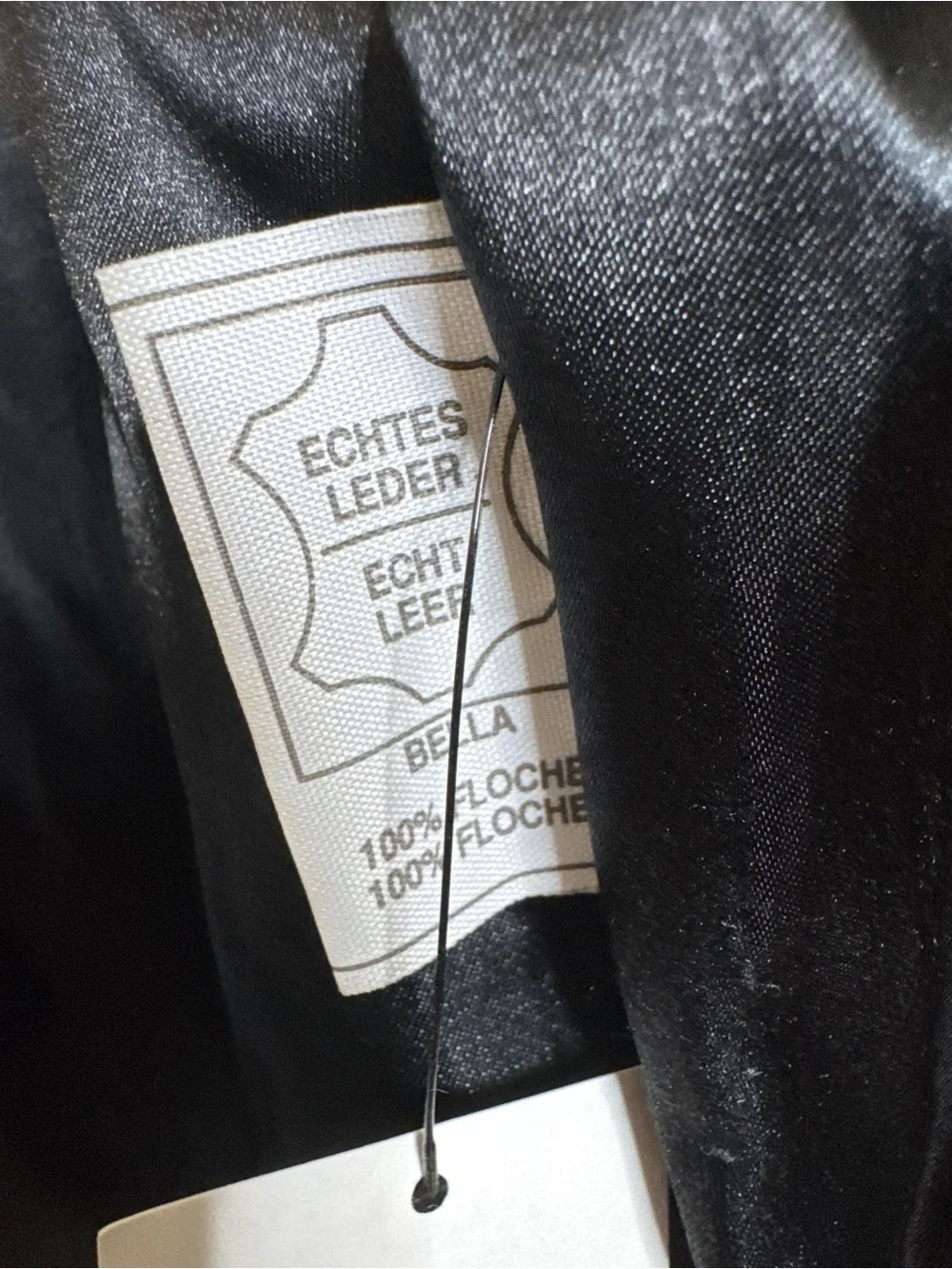 Vintage Bella Men’s Black Leather Blazer Jacket Size XL